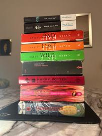 Libri harry potter/lovecraft/halfbad/paradise lost