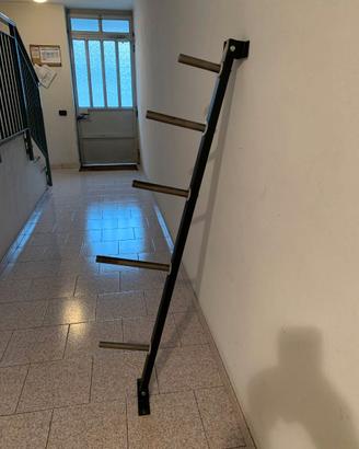 Rastrelliera porta dischi pesi palestra