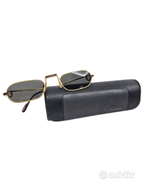 Occhiali sole Cartier Demi Lune Laqué de Chine oro
