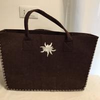 Borsa in lana cotta