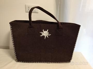 Borsa in lana cotta