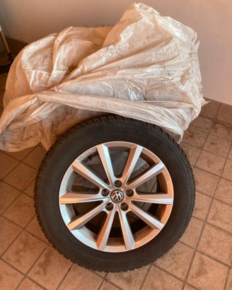 set 4 gomme invernali Bridgestone + cerchi lega AL