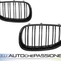 Coppia Griglie Nere lucide per BMW Serie 5 E60 E61