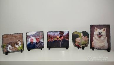 Foto su pietra ardesia, quadro personalizzato 