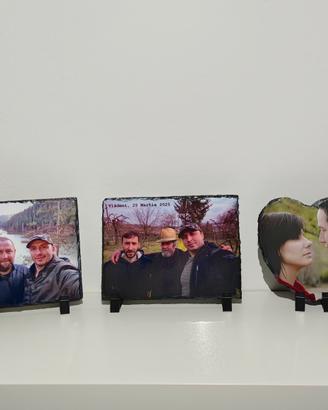 Foto su pietra ardesia, quadro personalizzato 