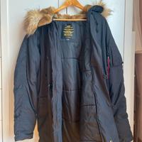 Alpha Industries Explorer Parka Nero XL Cappuccio