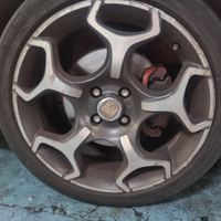 Cerchi in lega R17 punto evo Abarth