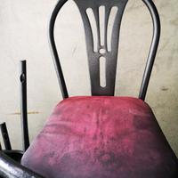 sedie in ferro
