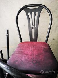sedie in ferro