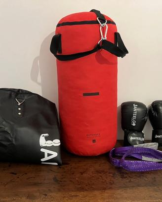 SACCO BOXE PIENO + SACCO VUOTO + ELETTROSTIMOLATOR