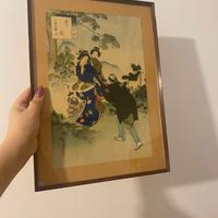 Quadro Giapponese di Mizuno Toshikata