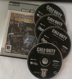 Gioco Call of Duty Deluxe Edition Pc Cd Rom 4 Cd