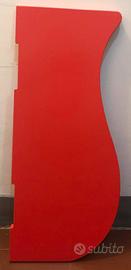 DUE mensole colorate - rossa e blu