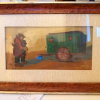 2 quadri a olio su tela xx secolo