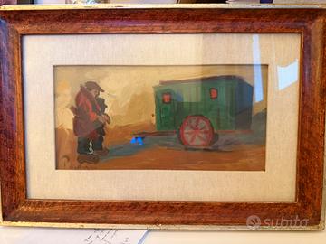 2 quadri a olio su tela xx secolo