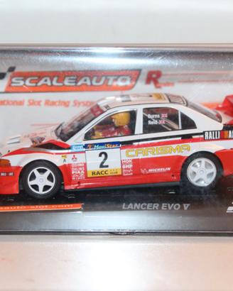 SLOT CAR SCALEAUT0 LANCER EVO 5 NUOVA SCALA 1/32