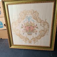 Arazzo seta di San Leucio lavorazione artugianale