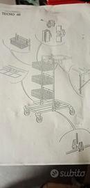 CARRELLO TECNO 40 - Carrello per Pulizia multiuso