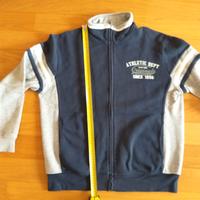 Felpa uomo color blu grigio Greenland Athletic