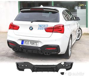 DIFFUSORE BMW F20 LCI 15-19 LOOK M COMPETITION NER
