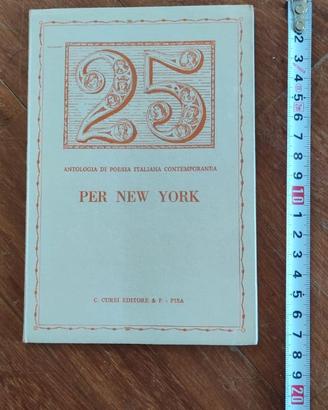 Per new york. antologia di poesia contemporanea
