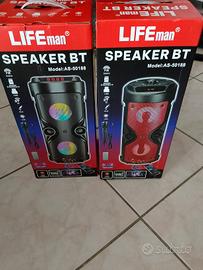 cassa bluetooth karaoke nuova 