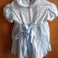 Vestitino azzurro bambina 