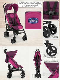 Passeggino Leggero Chicco – Viola / Fucsia