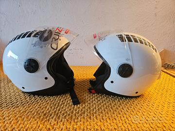 Coppia caschi jet omologati NUOVI  - taglia M + S