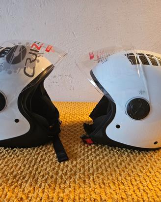 Coppia caschi jet omologati NUOVI  - taglia M + S