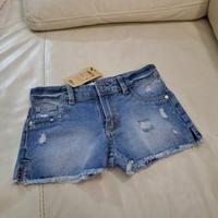 Jeans corti bambina terranova con cartellino