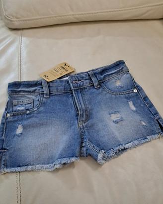 Jeans corti bambina terranova con cartellino