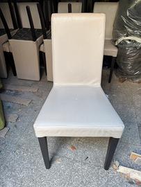 Sedie soggiorno ecopelle 20 pezzi