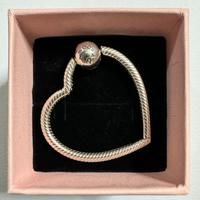 Pandora Porta Charm Argento925Originale FuoriProd.