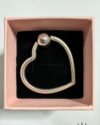 Pandora Porta Charm Argento925Originale FuoriProd.