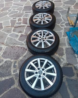 cerchi in lega Mak + 4 gomme invernali 