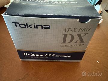 11-20mm F2.8 Tokina AT-X11-20 Pro Dx