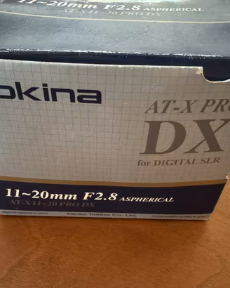 11-20mm F2.8 Tokina AT-X11-20 Pro Dx