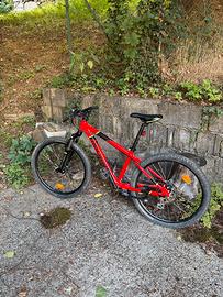 Mountain bike ragazzo/a ruote 24 telaio alluminio