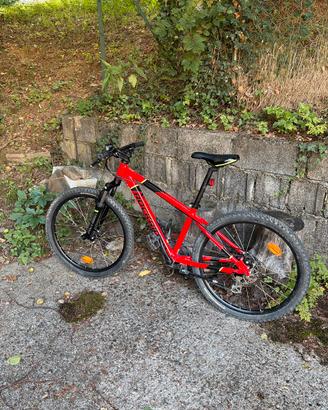 Mountain bike ragazzo/a ruote 24 telaio alluminio
