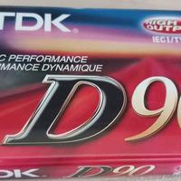 Cassette TDK 90 vergini sigillate