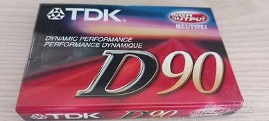 Cassette TDK 90 vergini sigillate