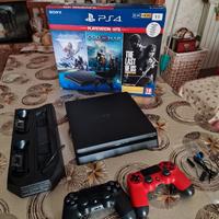 PlayStation 4 Slim 1TB + 2 Controller + Auricolar
