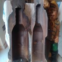 Portabottiglie di vino in legno