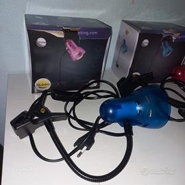 2 lampade da camera, portatile, mercatini,  