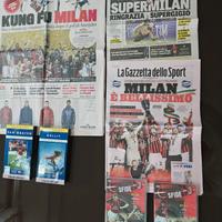 Quotidiani Vittoria del Milan