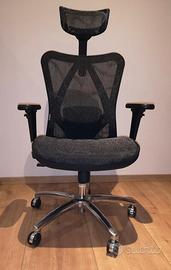Sedia ergonomica e regolabile