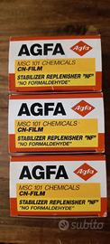 AGFA MSC 101 Chimici sviluppo fotografici