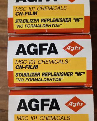AGFA MSC 101 Chimici sviluppo fotografici