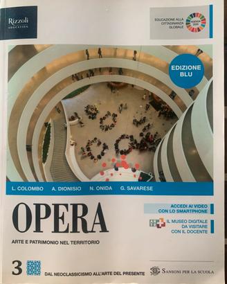Opera 3 Storia dell’Arte Edizione Blu Rizzoli